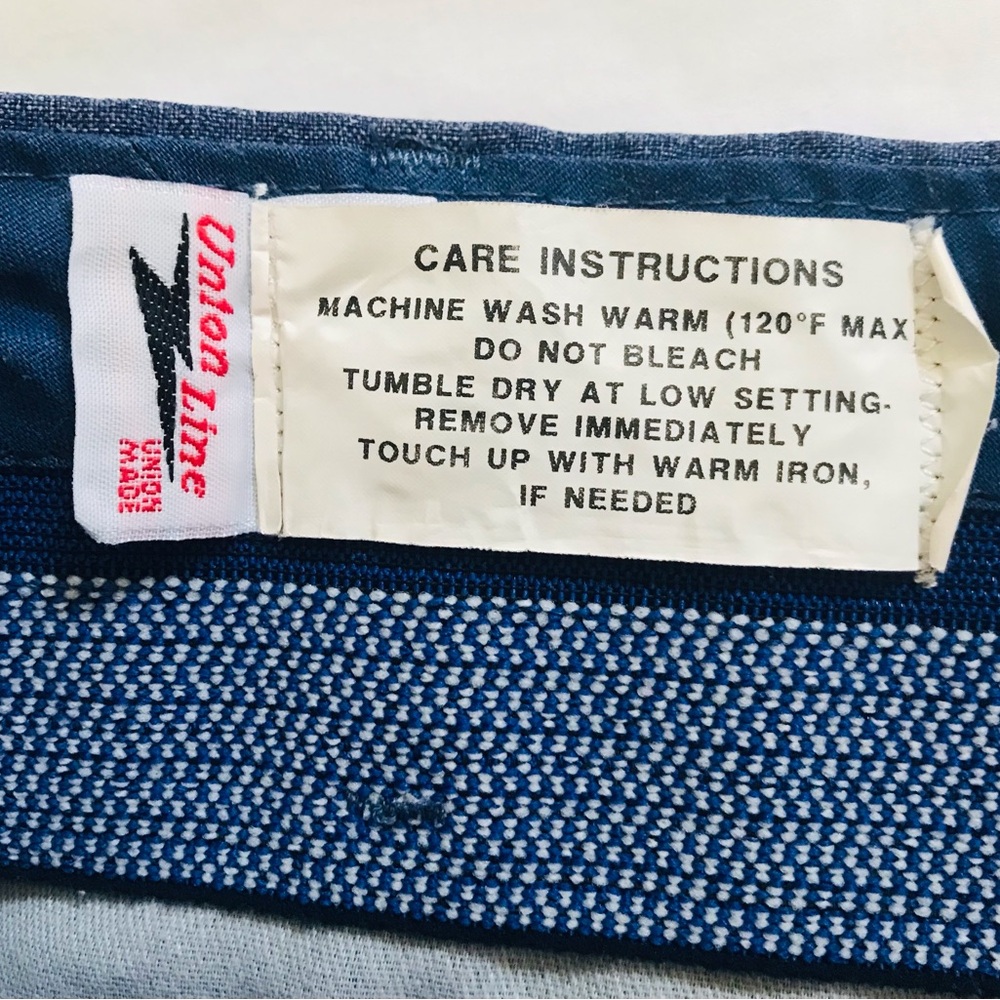 Vintage Union Line Mail Carrier Postal Shorts Size 36, Postal Service Workwear - Picture 3 of 7